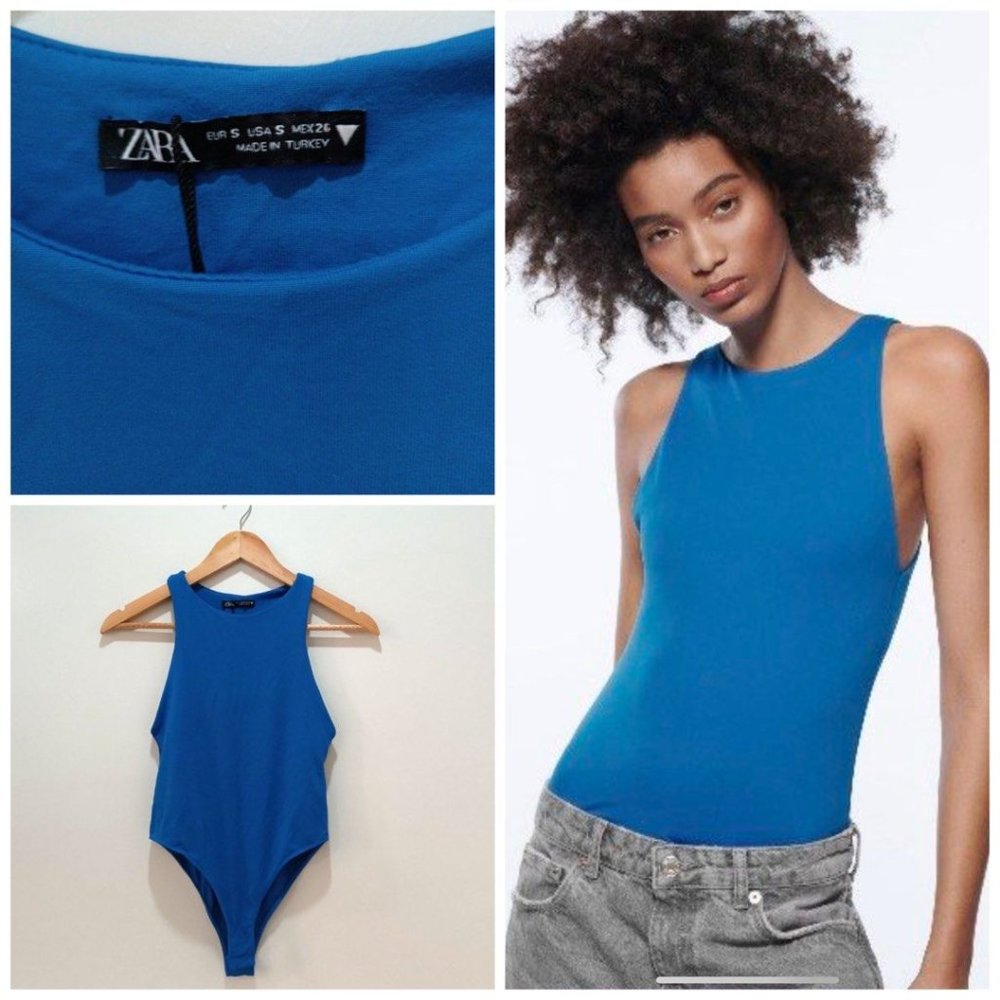 Zara HALTER NECK BODYSUIT